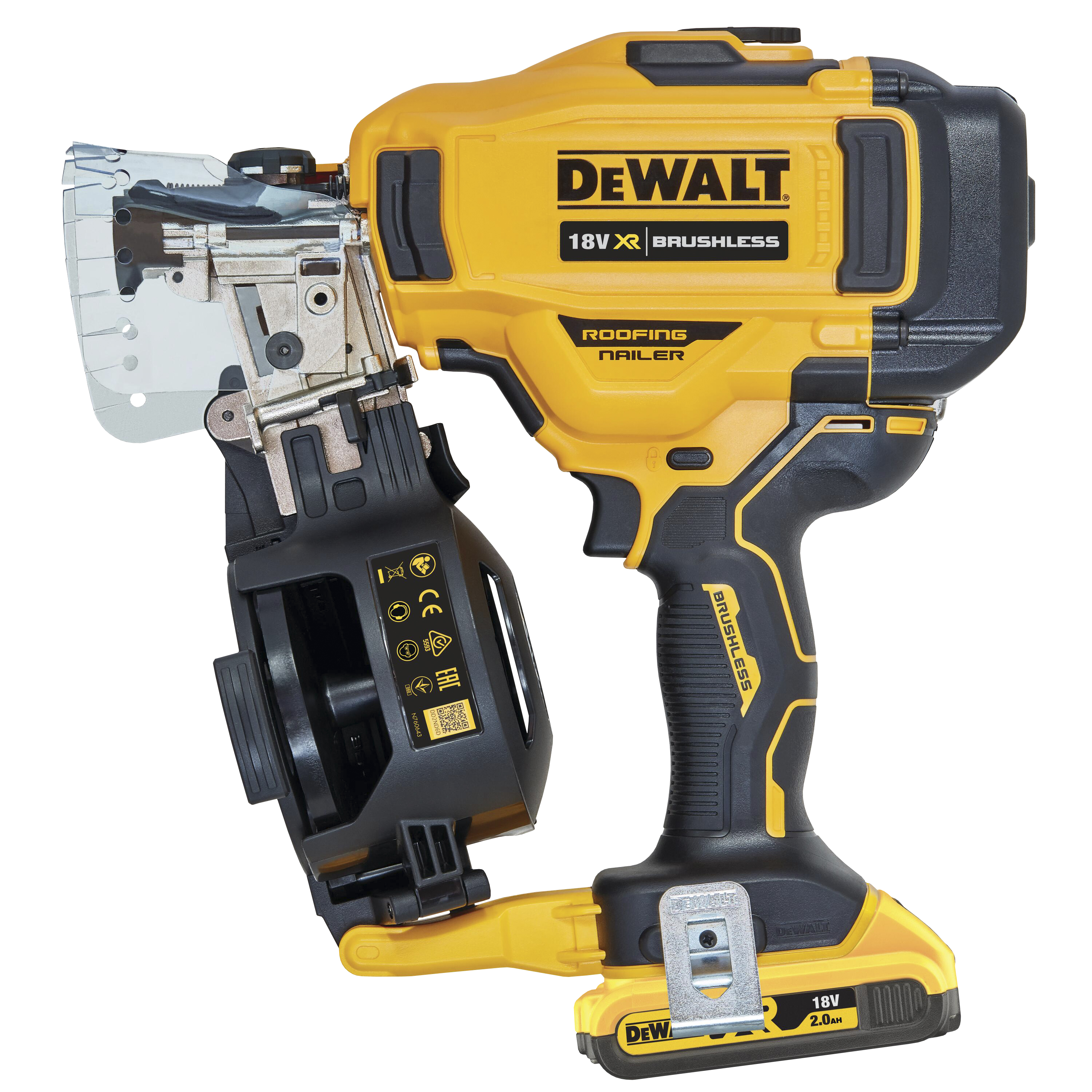 AKKUHUOPAKATTONAULAIN DEWALT DCN45RND2 18V 2X2AH