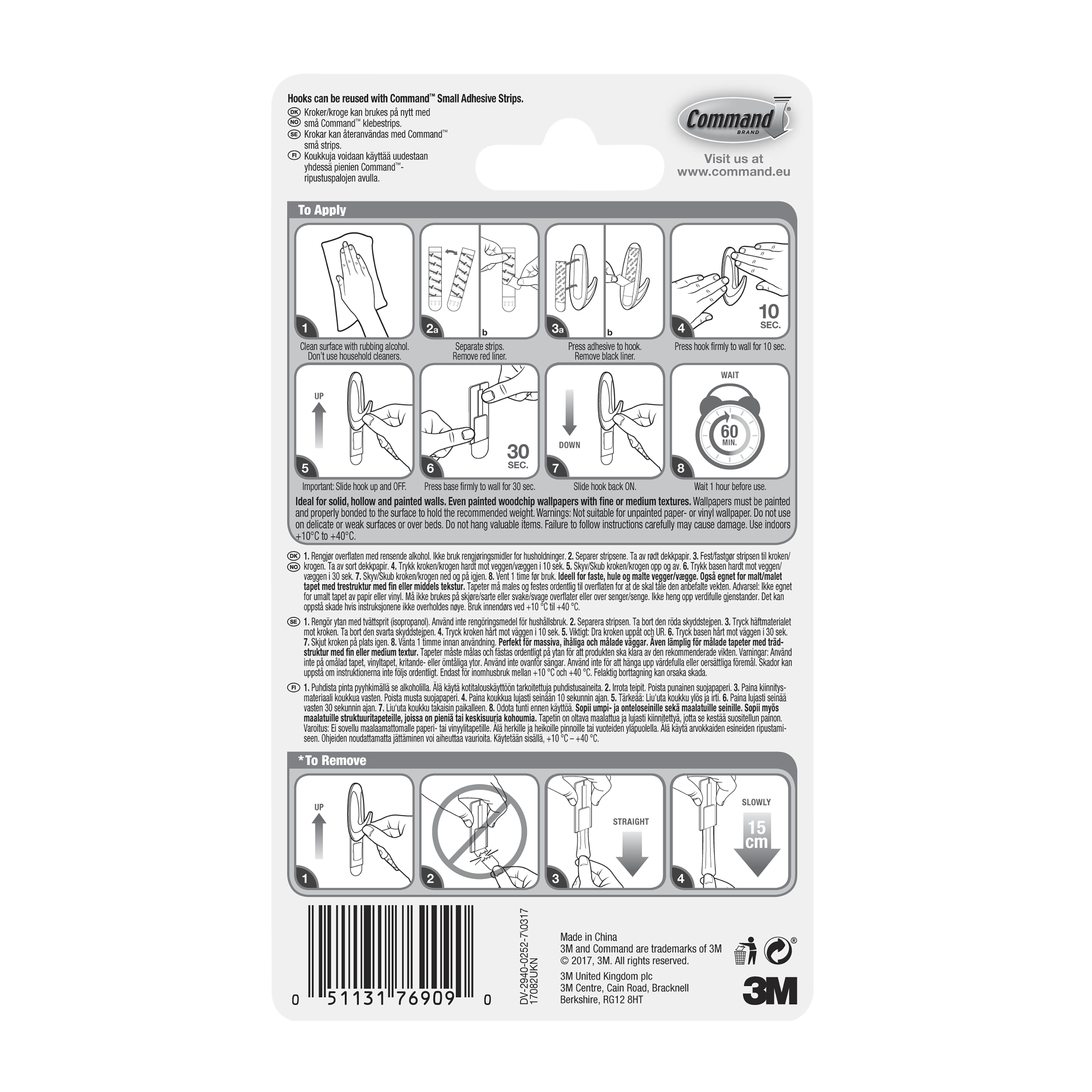 3m Krok 3m command design liten 2k krok4bit