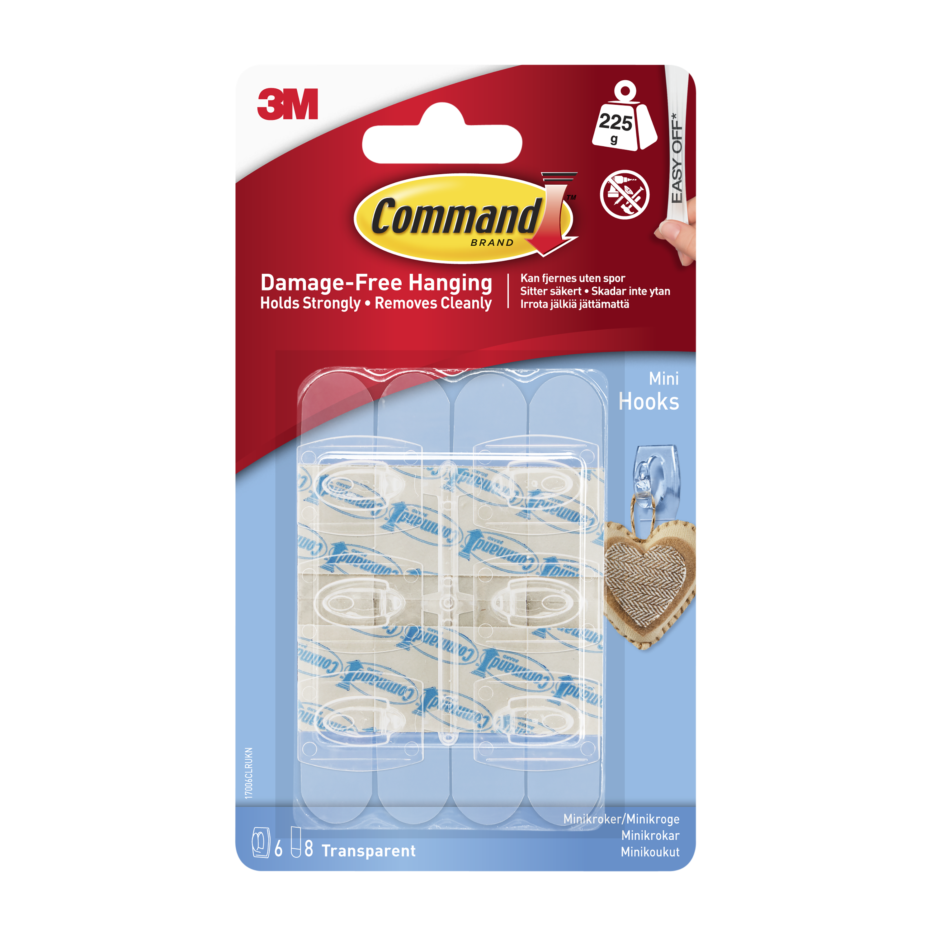 KROK 3M COMMAND LITEN KLAR 17006CLR