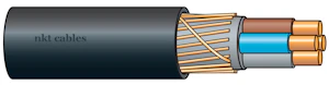 nkt Copper power cable mcmk 4x1.5+1.5 0.6/1kv /150 b