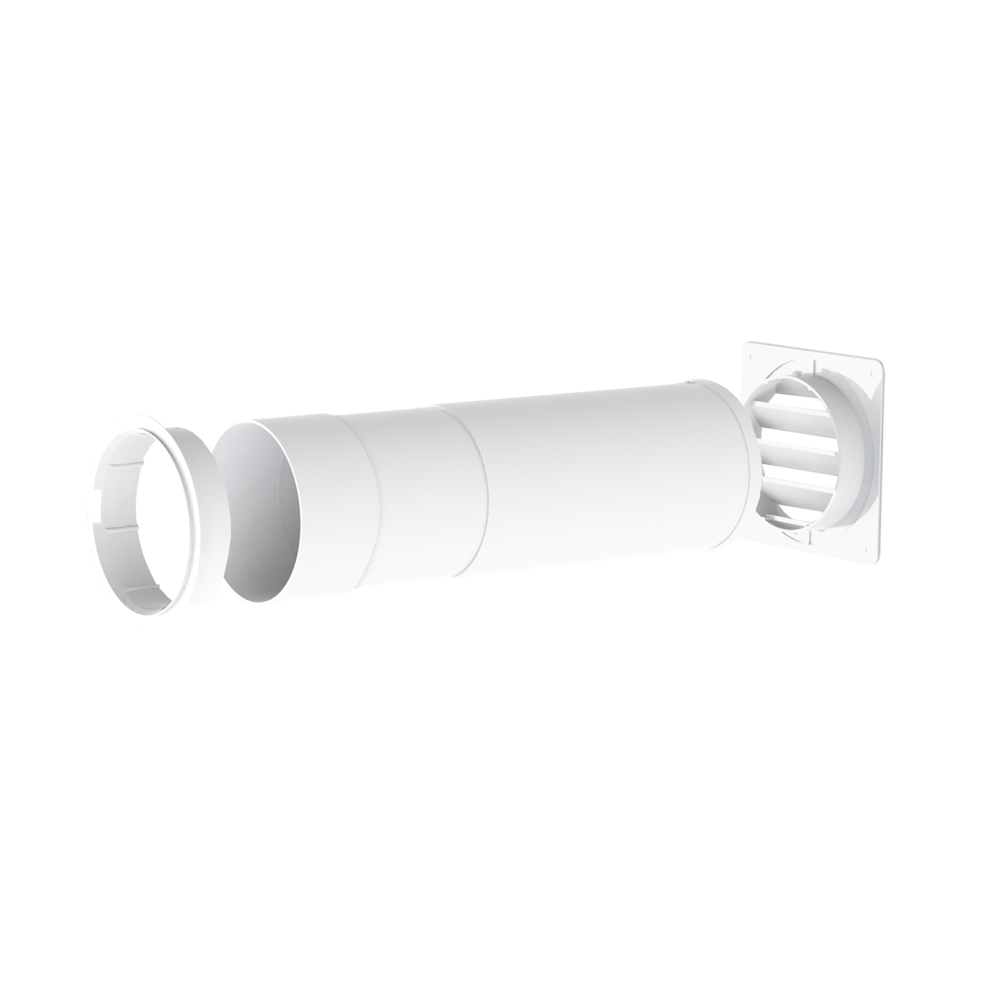 GENOMFÖRINGSSATS 55021 VIT Ø100 260-400MM