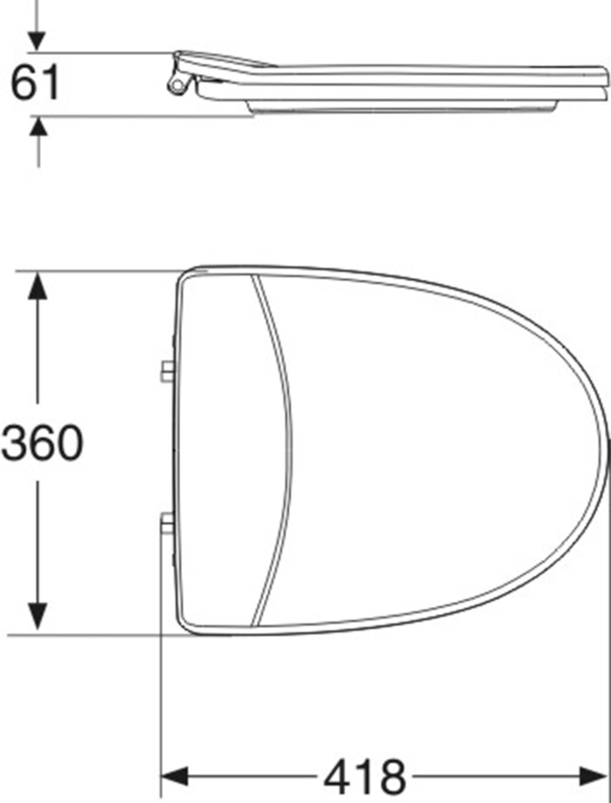 ido Mosaik wc seats 91580-01-001 white ido