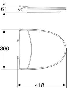 ido Mosaik wc seats 91580-01-001 white ido