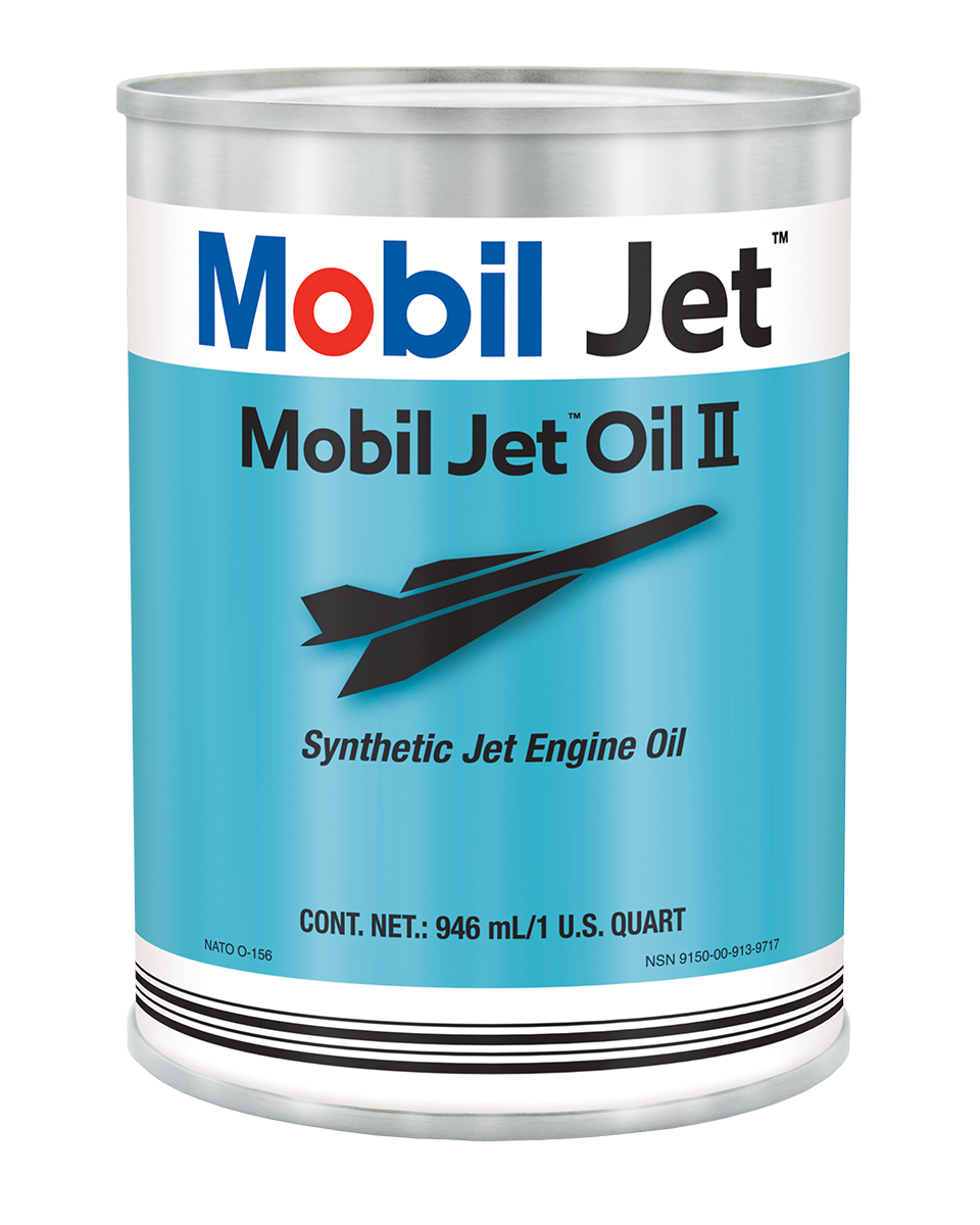 TURBINOLJOR MOBILJET OIL II, 24X0.25USG