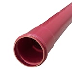 CABLE PROT.PIPE PVC RED 75x2,9 SN16/A 6m