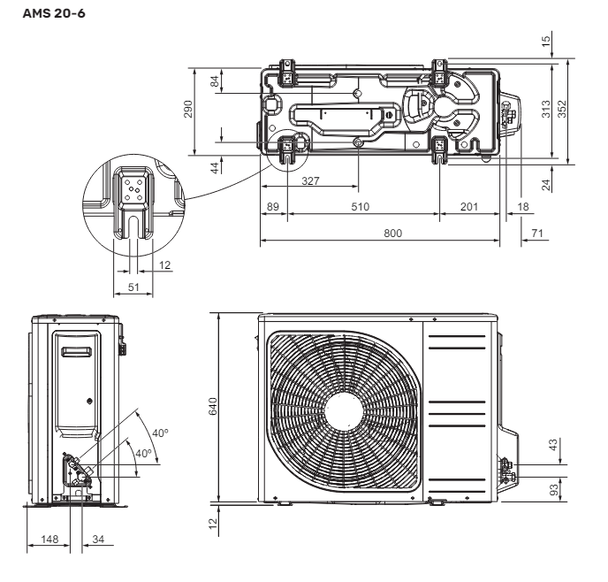 nibe Heatpump nibe split 6 air to water