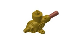 BALL VALVE CO2 2-WAY 3/8-1/4 SAE FLARE MALE