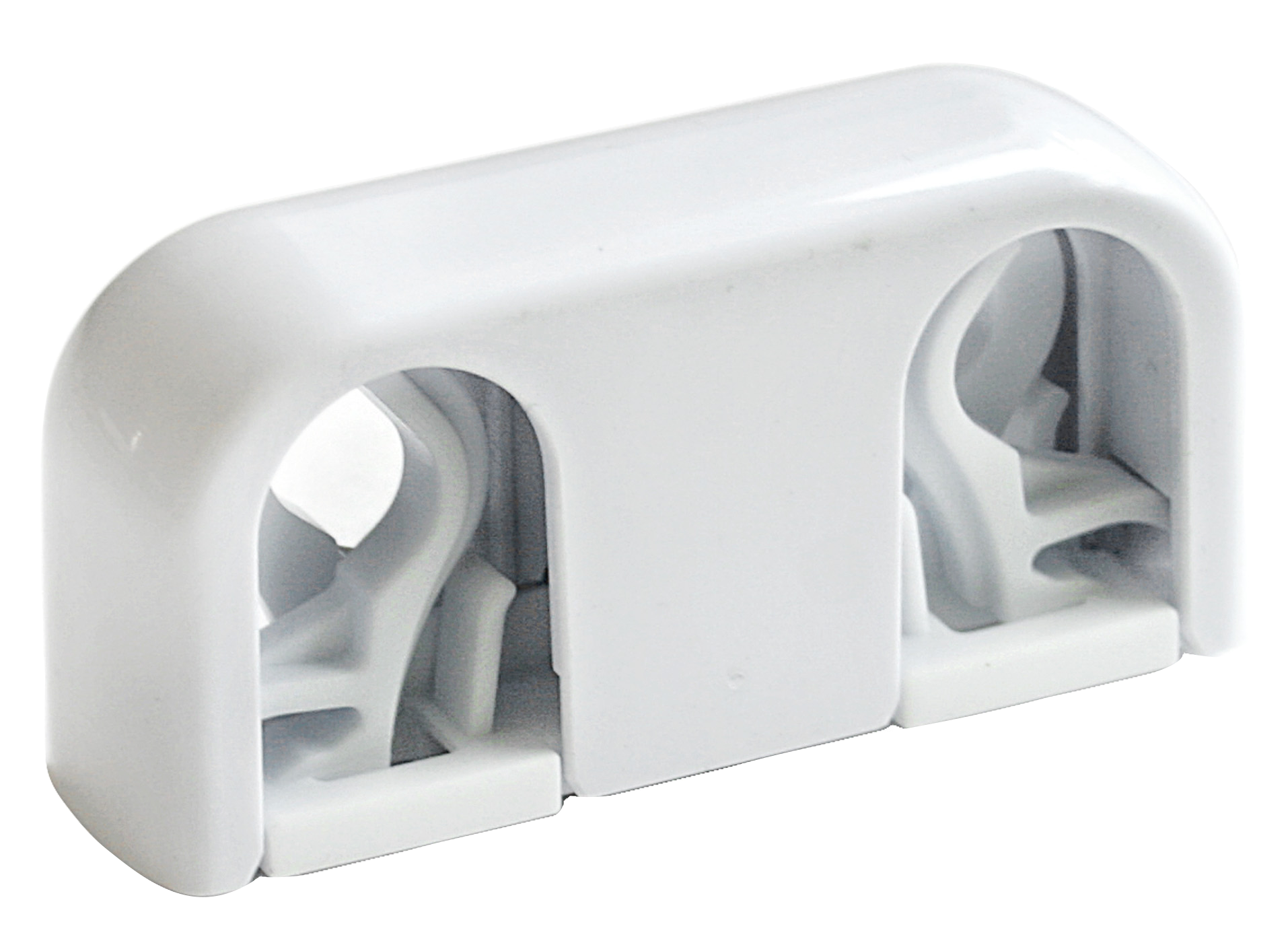 purus Tube clamp double purus 22-28mm cc60 white