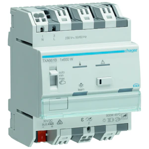 hager Dimmer knx txa661b 1x600w rlcpd t din