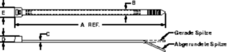 Strips hvit 368x3,6 PLT4I-C
