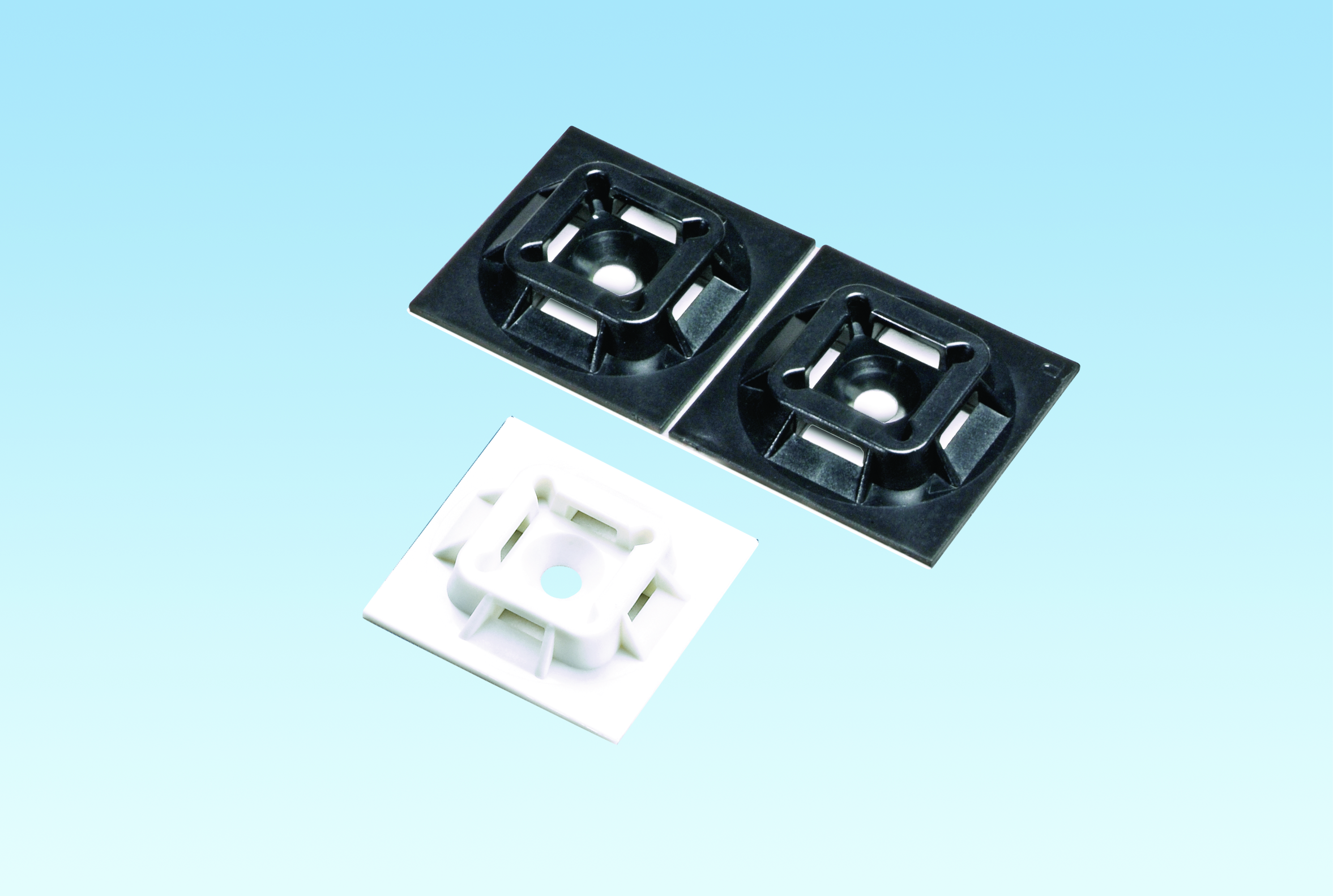 FESTEPLATE 29X29 HVIT ABMS-A-C M3 SKRU PANDUIT