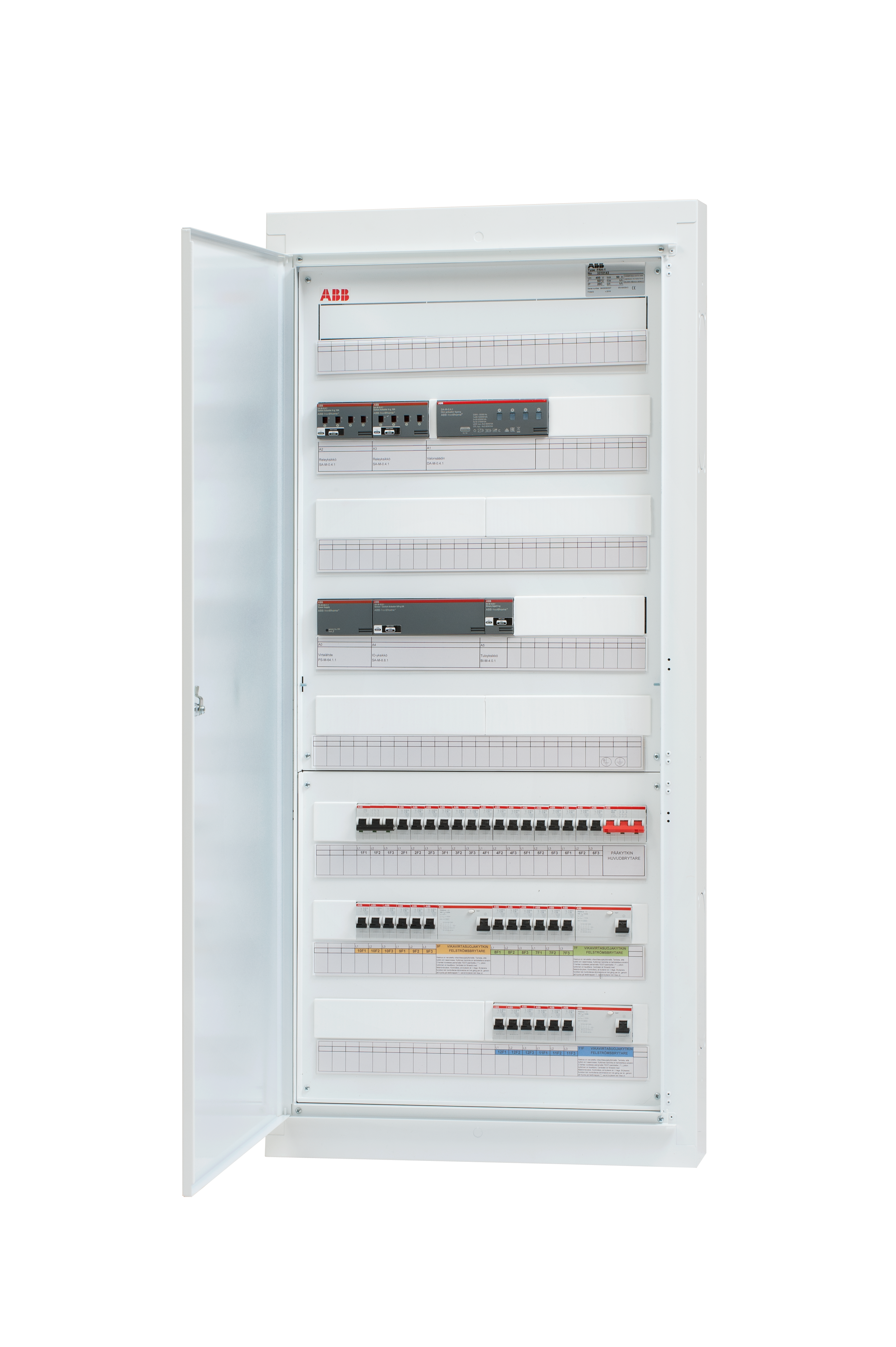 abb Gruppcentral yt/infälld frh-1, 50a, ip20, fe