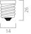 sylvania Led-lamppu refled e14 0,5w ip44 vi