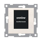 Onnline Termostat touch 2300VA 2Pol Matt Hvit