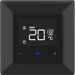 Britely Touch Termostat 16A, Sort