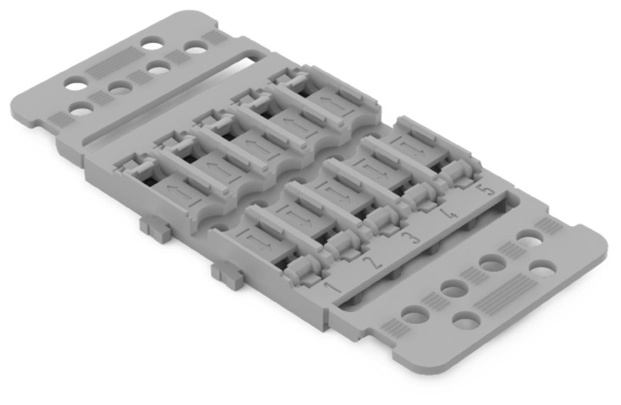 MONTERINGSBRAKETT FOR WAGO 221 221-2505 PAKKE 5 STK
