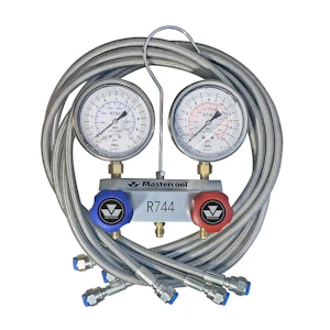 mastercool Service manifold mastercool kit r744 with braided hoses