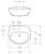 gustavsberg Handwashbasin 50cm w.fs gbg estetic