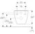 ido Toilet wall-hung no seat ido glow art 520mm