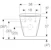 ido Toilet wall-hung ido 68 glow with soft seat