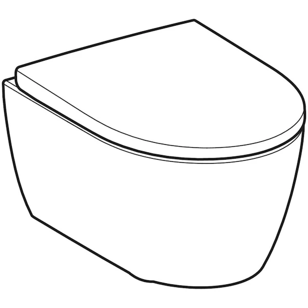 Wc-stol Vägg Geberit Icon - Vägghängda Toaletter - 4064746019869 - 5