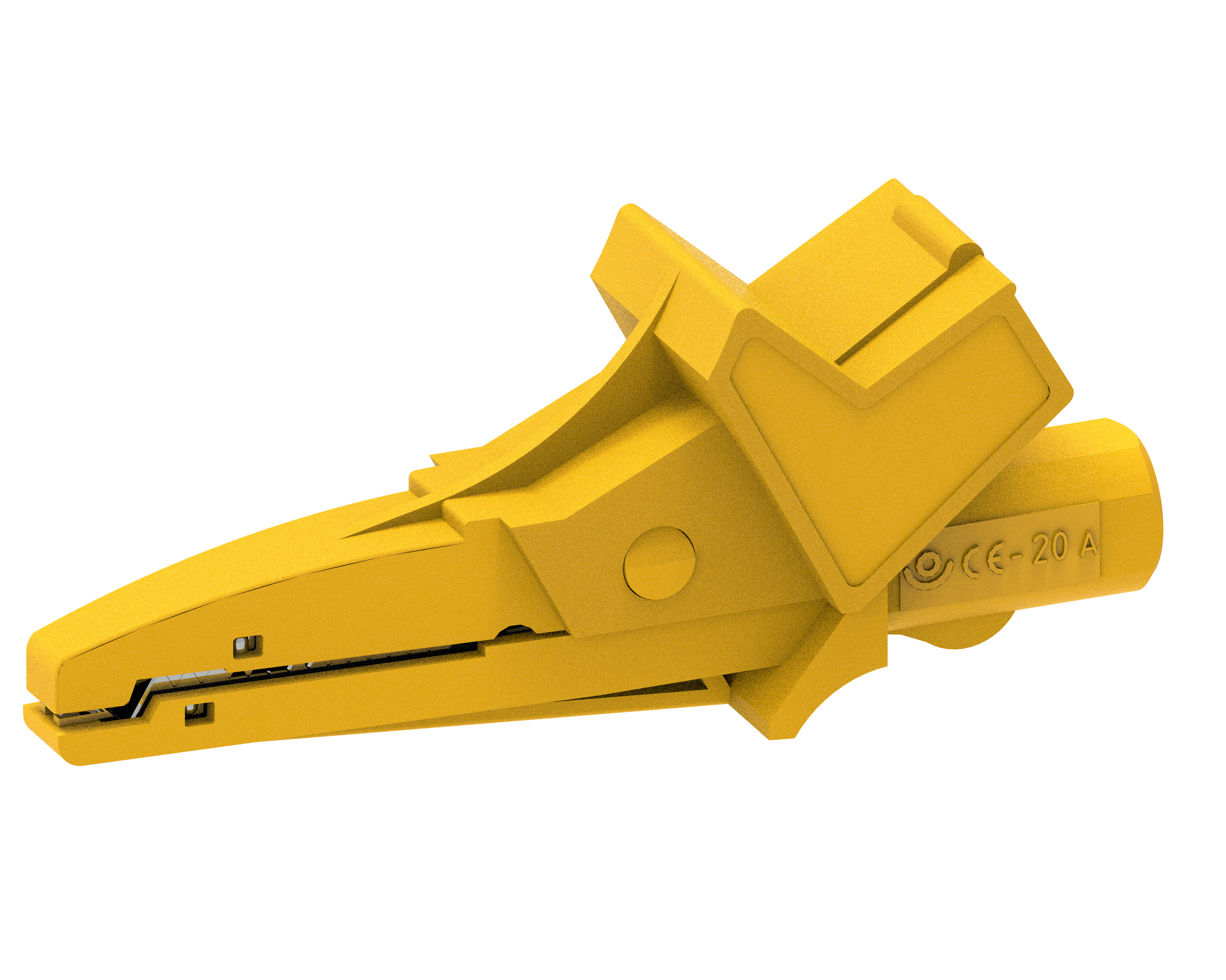 elma instruments as 5004-gul krokodillekl.4mm