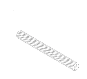 eaton Gevindstang m8 l=170mm 220c4036 gev.st.m8l=170mm