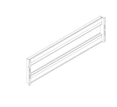 DIN-AVDEKNING 4x1M 220E3034 DIN-AVD.4x1M