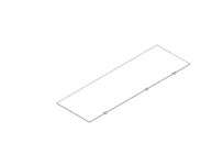 AVSKÆRMINGSPLATE VANNRETT 4x2M 220A9204 AVSKÆRMINGSPLATE