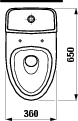 laufen Wc-huuhtelusäiliö laufen rigo 82836.1