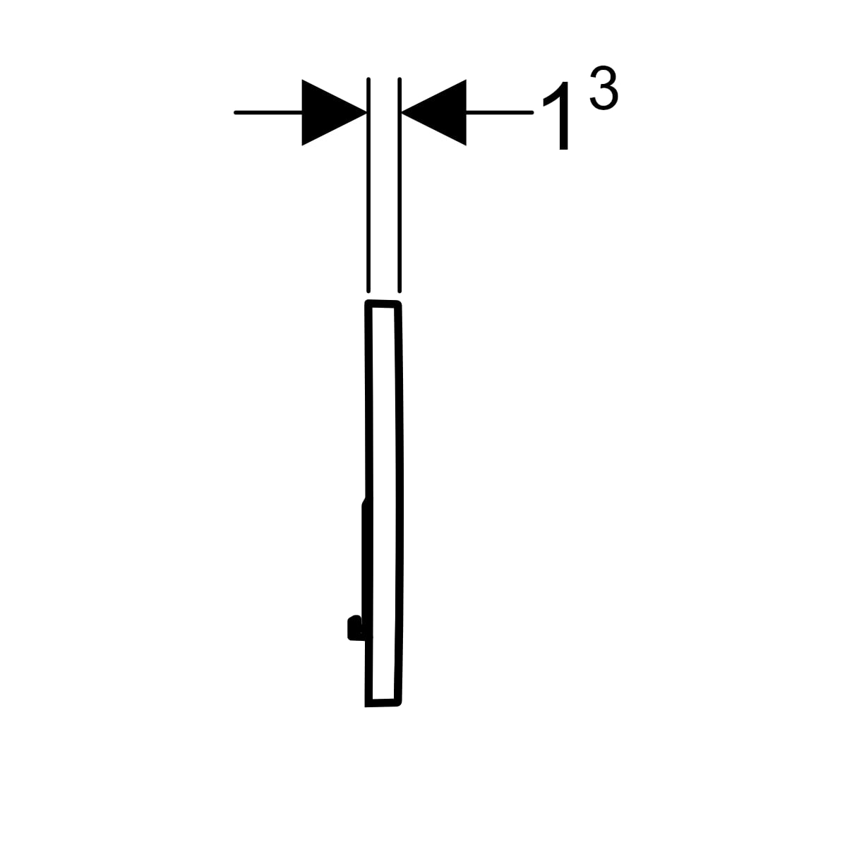 geberit Huuhtelupainike geberit sigma01 valk./vihr./vaal. vihr