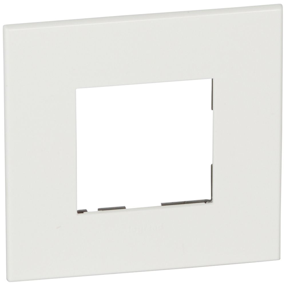 Täckbricka PLATE 2 SQ MOD F-G WHITE