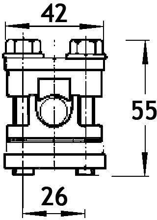 AL - ANSLUTNING NPTL 24/3 AL. 62-99MM2