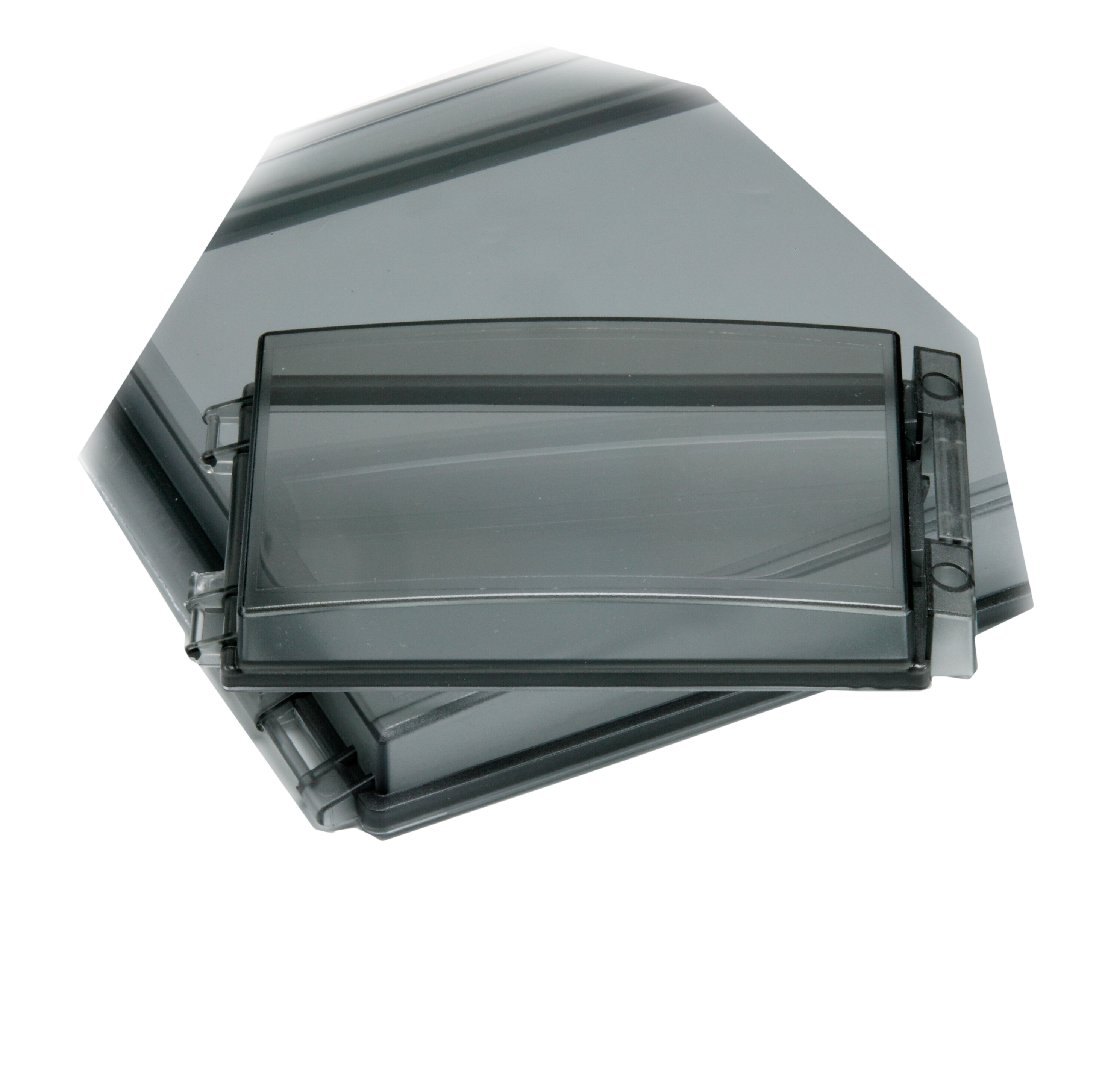 fibox Asennuskotelon kansi pc fibox cm 36/31-3t 386x233x37 savu