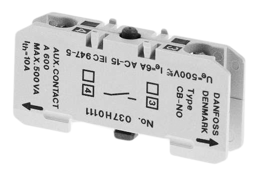 danfoss Hjälpkontakt cb-no/ 37 h 0111 slutande