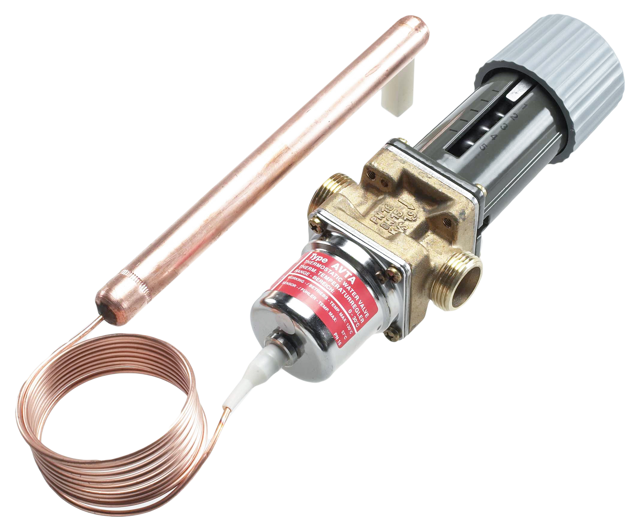 VENTIL MED TERMOSTAT DANFOSS AVTA 1/2 50-90C 3N2182