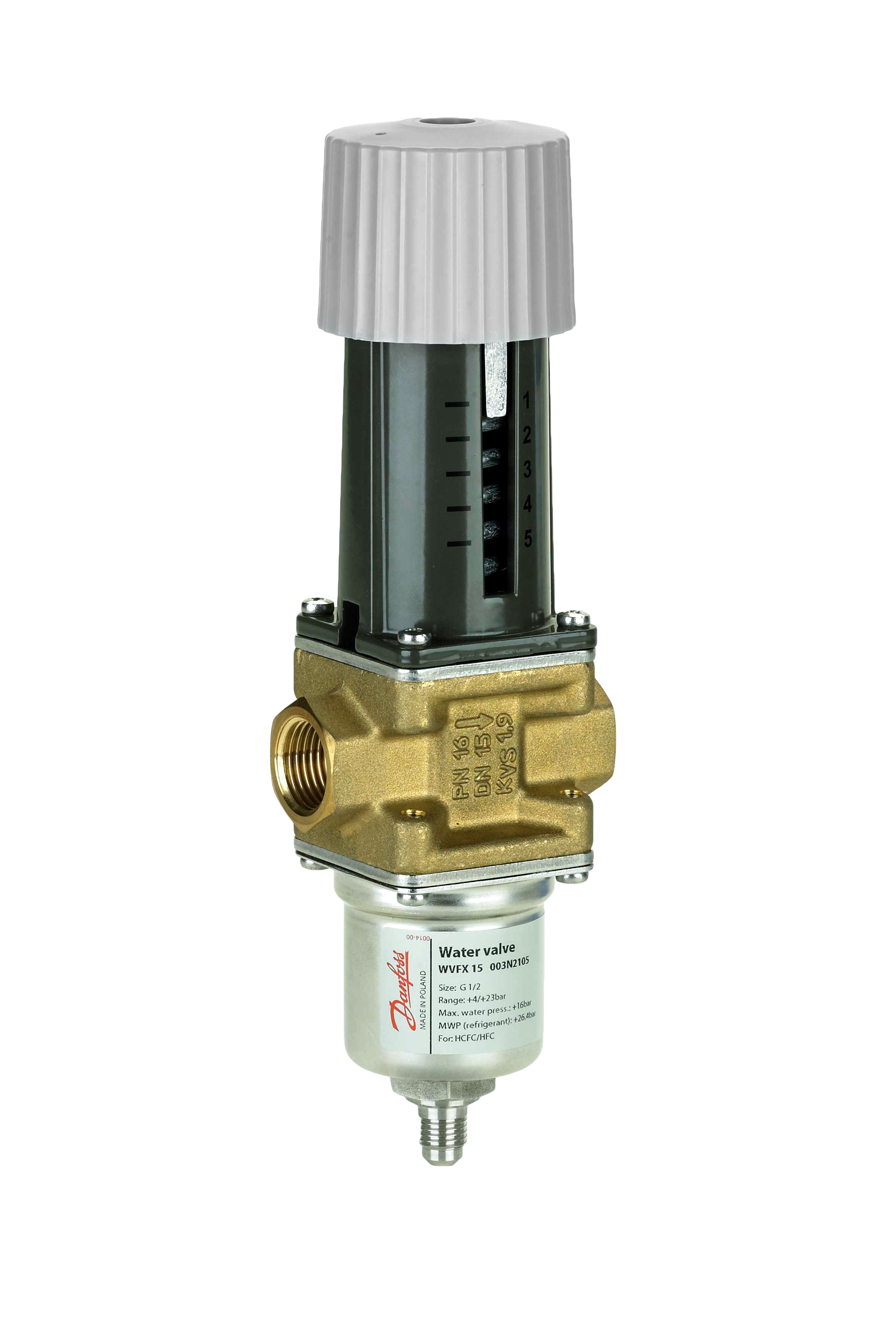 VATTENVENTIL WVFX-15 G1/2 4-23BAR 003N2105