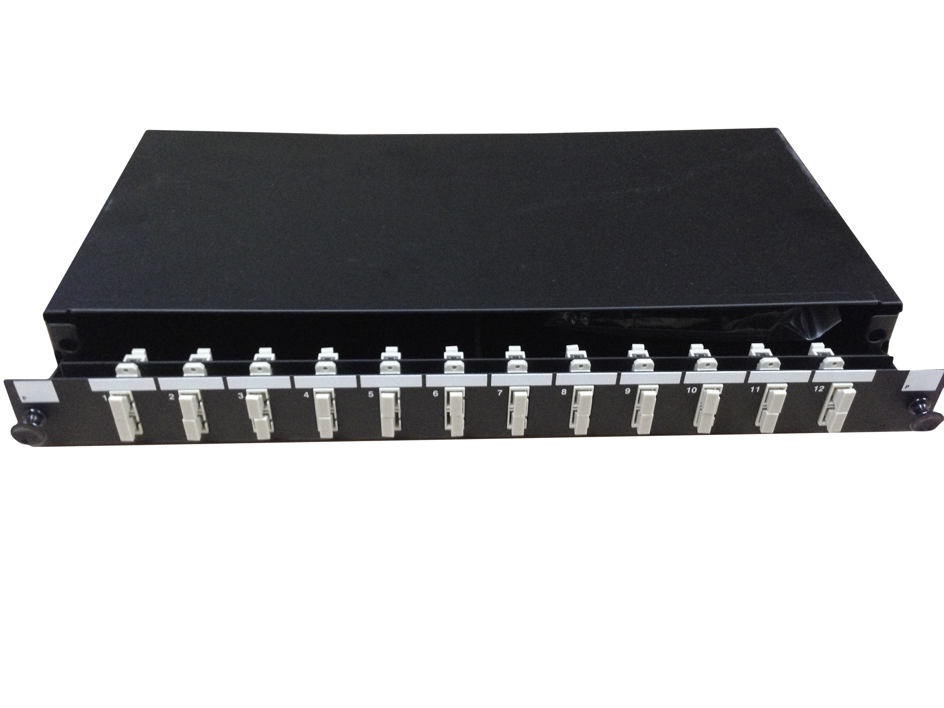 PATCHEPANEL FIBER 1U For 24 Duplex SC adapter