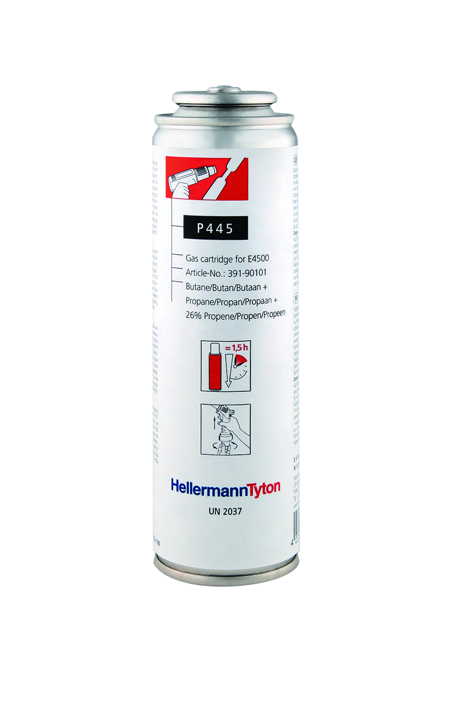 hellermann Gassflaske 445 bhutan/propan