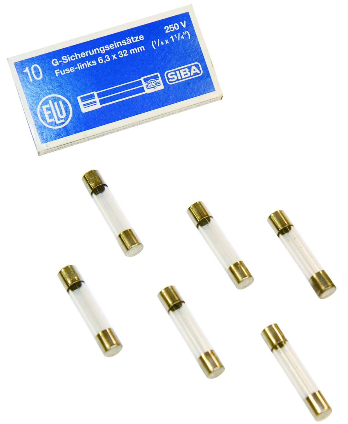 GLASSIKR. 10A TREG 250V 6X32