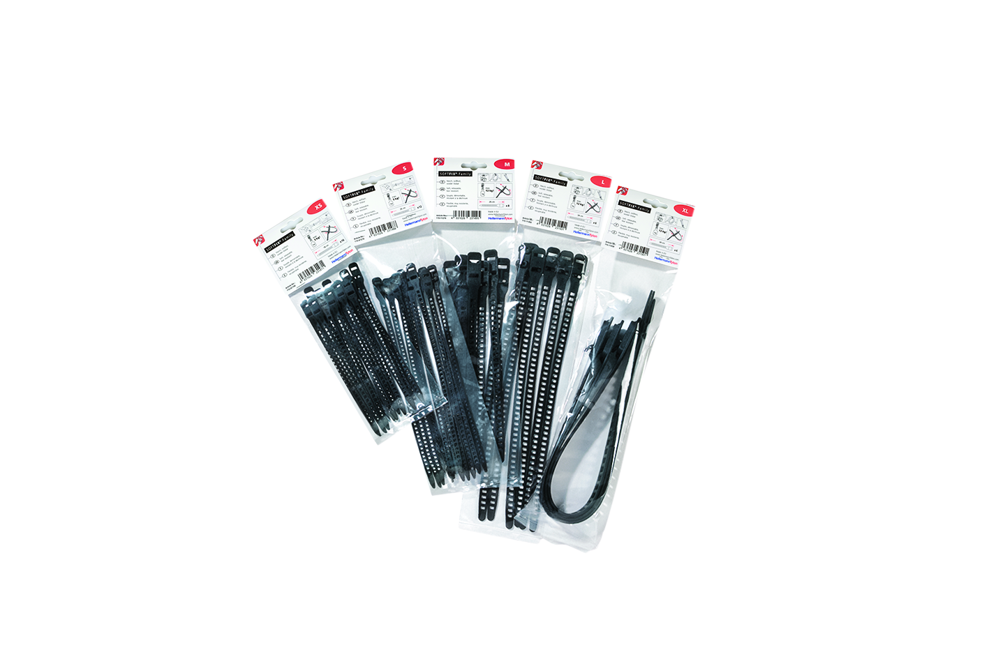 CABLE TIE SOFTFIX M 11,0X260 MM 8/PACK