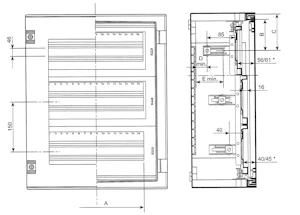 schneider electric Thls åp.sok 7035 1250x1000x320