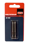 BITS 1/4" T20 STD 70MM 2PK