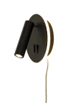 ACE VEGGLAMPE, SVART