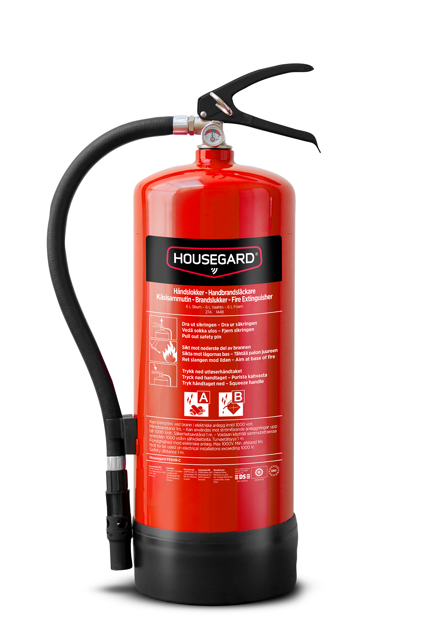 Skumslokker 6L 27A-144B PFASFRI, FE6HR-C