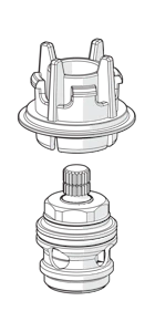 oras Tap spare part oras 601092v shut-off valve hot