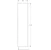 ido Tall cabinet ido light 400x162x1725mm ash dark