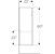 geberit Cabinet for washba renova plan 314x220x605mm lava