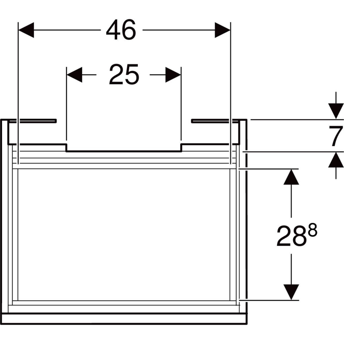 geberit Alakaappi geberit renova plan 536x446x606mm laava