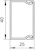 obo bettermann Karbik kaanega wdk 25x40x2000mm pvc must
